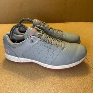 Skechers Go Golf‎ Womens 9.5 Gray Pink Spikeless Golf Shoes SN 123009 GYPK